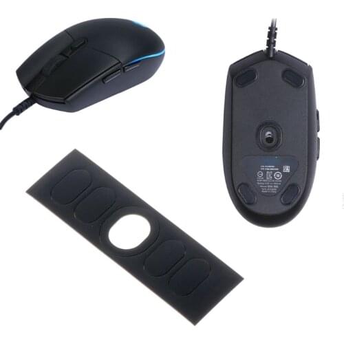 1 Set 0.6mm Curve Edge Mouse Feet Mouse Skates For Logitech G102 G PRO Wired