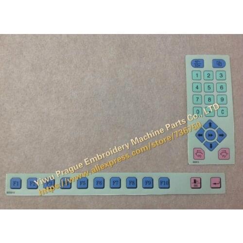 Dahao embroidery controller 805913 + 805914 keyboard keypad membrane switch of China embroidery machine spare parts shop 736750