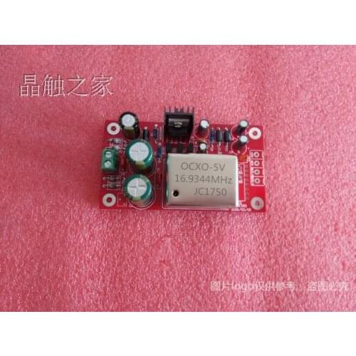 Crystal OCXO with Power Board 16.9344mhz + - 0.01ppm Square Wave Power Supply Voltage 5V