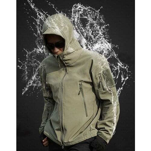 Lurker Shark Skin Soft Shell V5 Military Tactical Jacket Men Waterproof Windproof Soft Shell Windbreaker Camouflage Army Coats