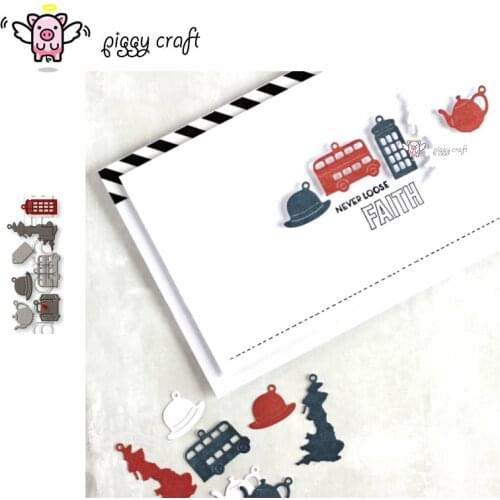 Piggy Craft metal cutting dies cut die mold Various tag decorations Scrapbook paper craft knife mould blade punch stencils dies