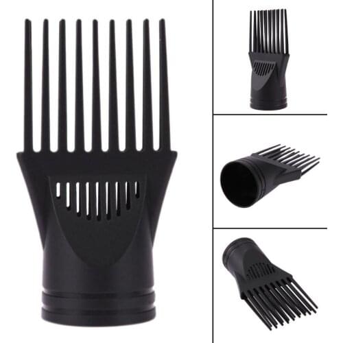 Pro Hairdressing Salon Tool Hair Straight Diffuser Comb Hair Blower Collecting Wind Hair Nozzle Comb Hairdressing Salon& HomeUse