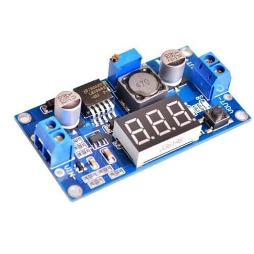 Lm2596 DC-DC Adjustable Buck Module with Digital Voltmeter Display Lm2596s Regulated Power Supply Module
