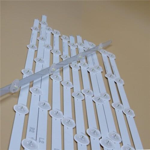TV LED Bars For LG 50LA6218 50LA6230 50LA621S 50LA621V 50LA6230-ZD 50" LED Backlight Strip Kit 5LED Lamp Lens 12 Bands LC500DUE