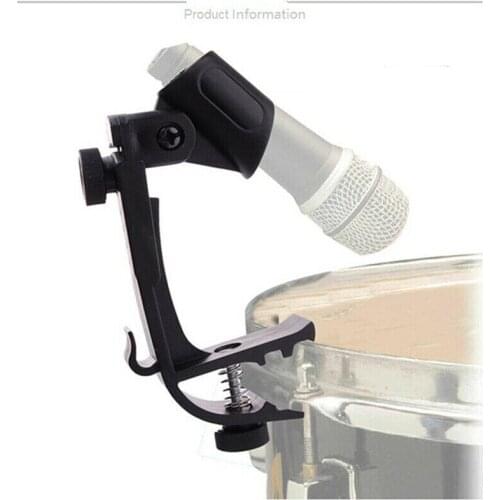 High Quality 2* Drum Microphone Mic Clamp Clip Holder Mount for Shure SM58 SM57