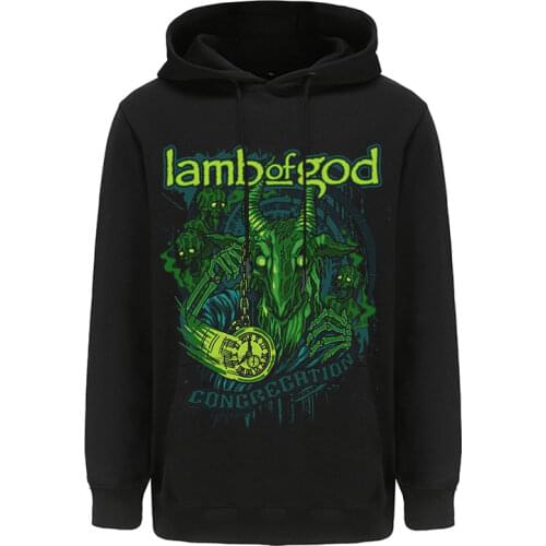 2 designs Lamb Of God American Rock Band pollover Sweatshirt Rocker Nice Soft Warm heavy metal hoodies sudadera Punk fleece