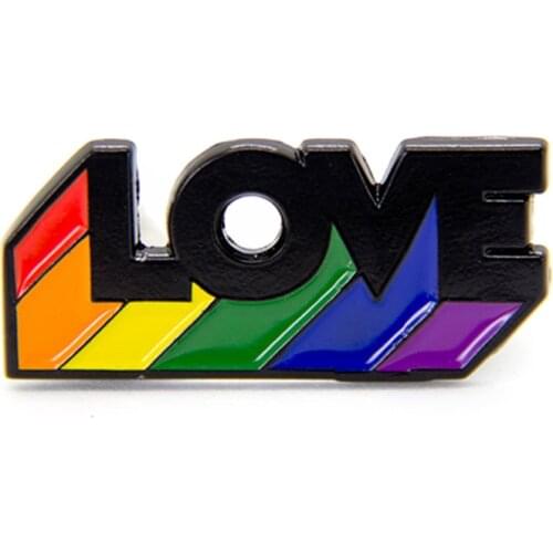 Gay Pride Flag LGBT LGBTQ Lesbian Enamel Pin
