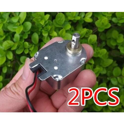 2pcs Solenoid Magnet DC24V Rotary Electromagnet Self-locking ATM Withdrawal Magnetic Fluid Motor Magnets