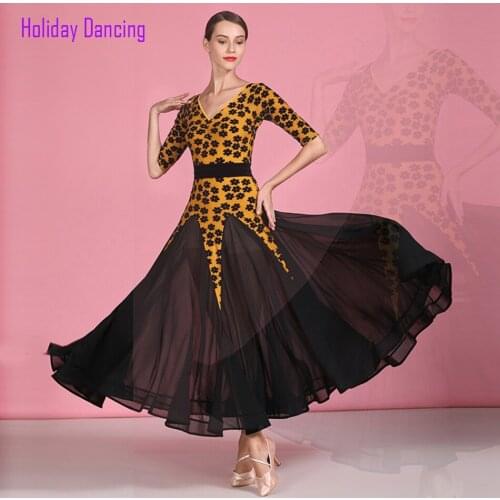 2021 New 1878 Half Sleeve Latin Dance Dress Women Performance Leopard Patchwork Design Modern Dance Dress Latino Dancewear