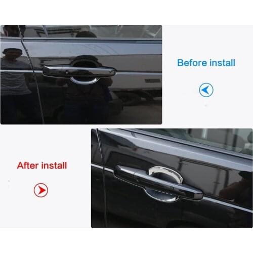 For Land Rover Discovery 5 2017 Exterior Door Handle Bowl Cover Trim 4pcs