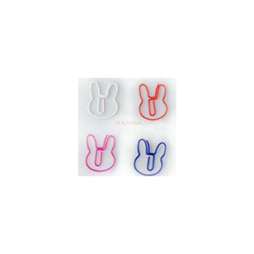 6pcs Cute Rabbit Paper Clip Paper Clip Color Paper Clip Paper Clip Pin