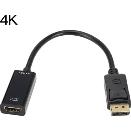 1080P/4K DP to HD Adapter HDTV Projector HD Video Audio Converter Male to Female Video Adaptor Resolution