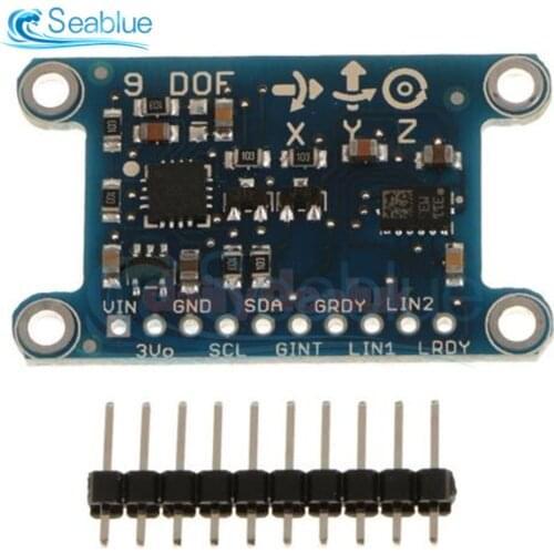 DC 3V-5V 9 Axis IMU L3GD20 LSM303D Module 9DOF Compass Acceleration Digital Gyroscope Sensor For Arduino IIC/SPI Protocol