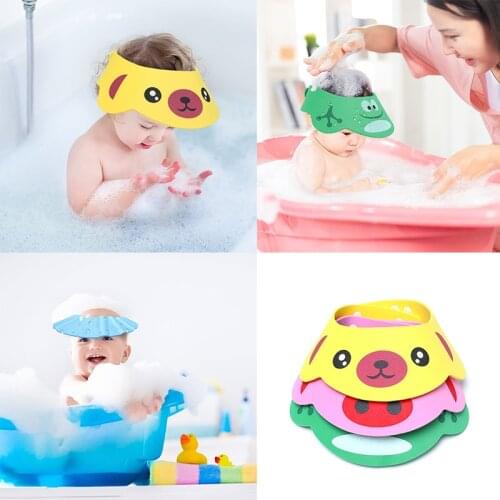 Baby Kids Cap Baby Shower Cap Baby Bath Cap Shower Hat Bath Visor Kids Bath Bath Wash Hair Shield Hat Cap Protect Eyes Hair