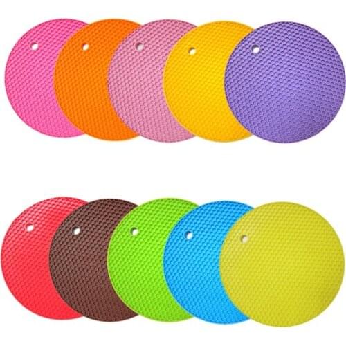 Novel Life waterproof anti scald silicone dinning table plate mat pad pot trivet silica gel bowl dish & placemat cup coaster -50