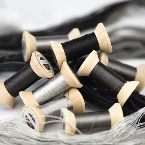 Leaden grey embroidery thread/practical mini spool/suzhou embroidery thread /DIY common thread