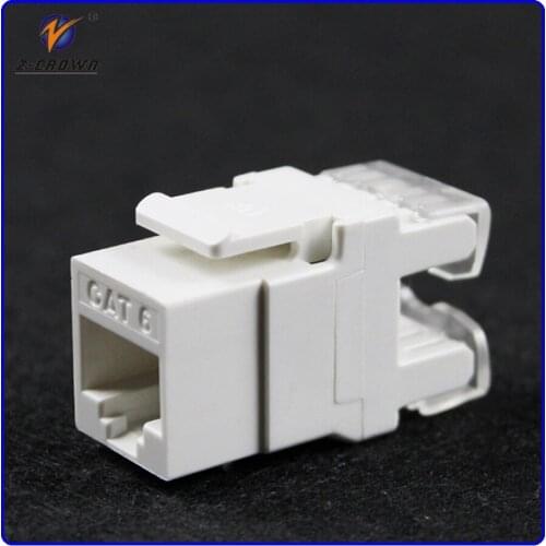 Cat6 Keystone Jack Modular Jack for network RJ45 connector plug pass Fluke test High quality