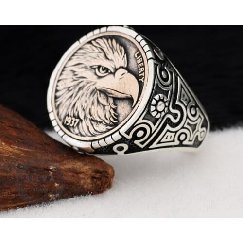 925 silver mens ring. Mens jewelry stamped with silver stamp 925 All sizes are available
