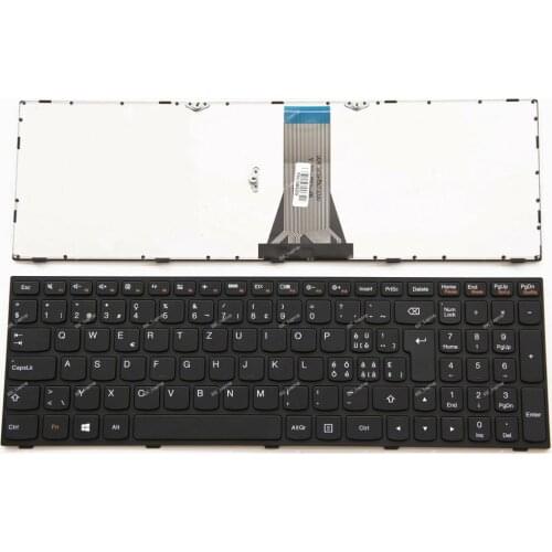 New Swiss Schweizer SW Switzerland Tastatur Keyboard For Lenovo flex 2 15 flex 2 15d Laptop Black Frame Black