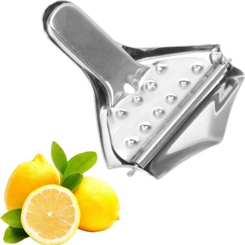 Manual Fruit Juice Press Lemon Squeezer Lemon Clip Hand Press Tools Manual Press Juicer Stainless Steel Mini Squeezer Machine