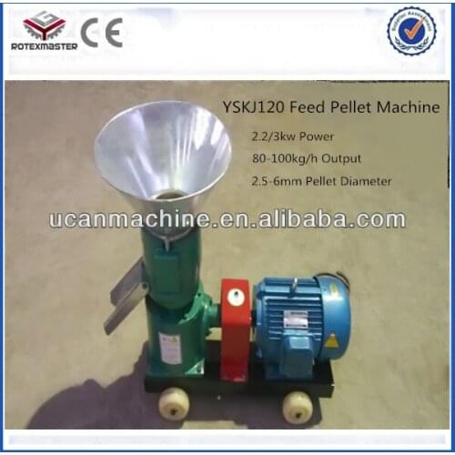 2.2kw Agricultural Machinery Broiler/Duck/Sheep/Cattle Feed Pellet Forming Machine