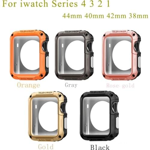 SGP PC Case Cover Anti-fall Frame For Apple Watch case 44mm 40mm 42mm 38mm Protector For iwatch Series 4 3 2 1 Shell Accessories