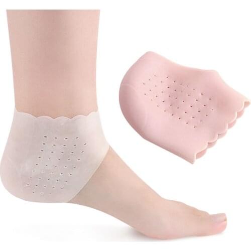 Silicone Foot Chapped Care Tool Moisturizing Gel Heel Socks Cracked Skin Foot Tools Professional Nursing Health Foot Nursing
