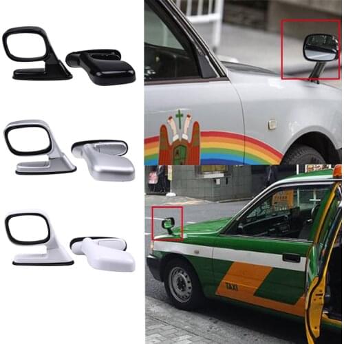 2 Pcs Universal Car Right/Left Hood Side Rear View Mirror Adjustable Wide Angle Blind Spot Auxiliary Mirrors For SUV/Truck