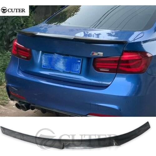 E92 Carbon fiber Rear Wings rear spoiler trunk Lip Spoiler For BMW E92 3 series Coupe 320i 325i 330i 335i body kit 06-13