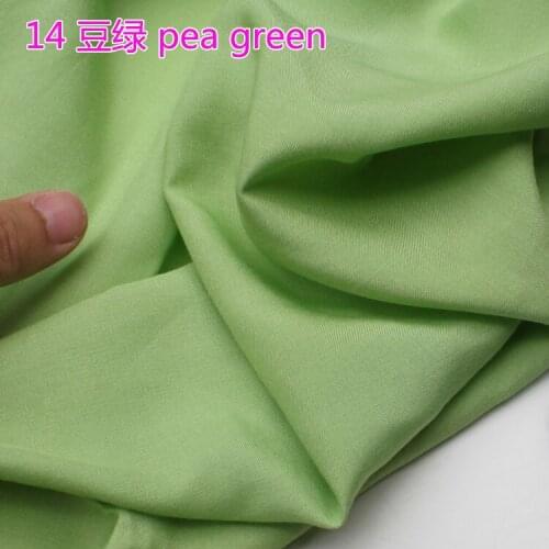 Pea Green Viscose Fabric Cotton Fabric Silk Artificial Cotton Fabric Skirt fabric 60" Wide Sold Bty Free Shipping