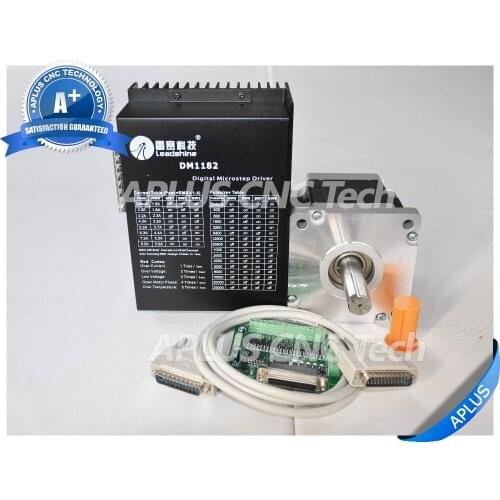 1-Axis NEMA 42 Stepper Motor (1696oz-in/100mm/6.0A) & 150VAC Stepper Driver DM1182 Kit