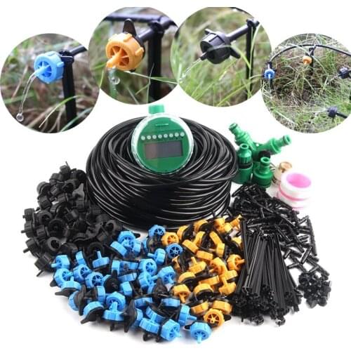 10~50M Drip Irrigation Watering Kits 2L 4L 8L Flow Micro Irrigation Dripper Plant Self Watering DIY Fruit Tree Irrigation System