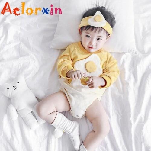 Aelorxin Bodysuit With Long Sleeves For Babies
