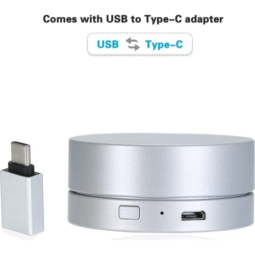 Aibecy Dial Control Turntable USB Controller Knob Painting Assistant Tool Graphic Tablet Accessory Stylus with Microsoft