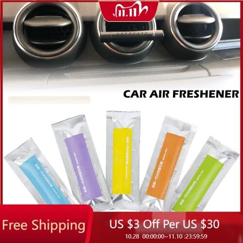 Car Air Conditioning Vent Strong fragrance Car Air Freshener Solid Fragrance Perfume Stick Supplement 5 Flavours car perfume
