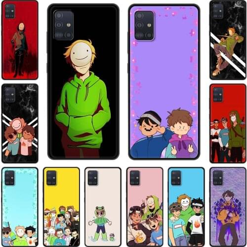 Dream Smp Cute Anime Phone Case for Samsung Galaxy A51 A71 A50 A21s A31 A10 A41 A20e A70 A30 A11 A40 A12 Silicone Cover Coque