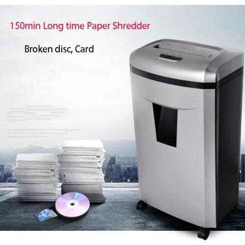 High power Shredder Large long-time 28L office shredder CD/credit card/business document Shredder Continuous shredder 150 minute