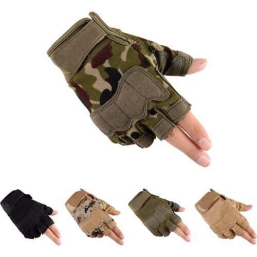 Mens Sports Fitness Weight Lifting Gym Gloves Training Fitness bodybuilding Workout Wrist Wrap Exercise Tactical Glove