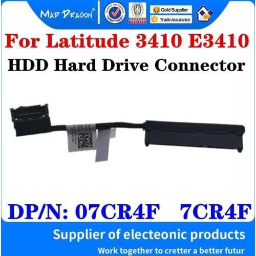 New original 07CR4F 7CR4F 450.0KA04.0011 For Dell Latitude 3410 E3410 Laptops SATA HDD SSD Hard Drive Adapter Connector Cable