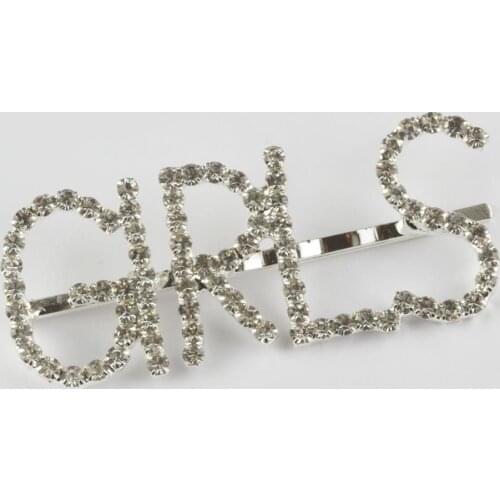 Girls Printed Gemstone Clamp Buckle