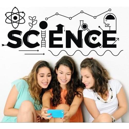 YOYOYU Art Home Decor Science School Education Classroom Interior Wall Decal Vinyl Sticker Home Decoration Design Murals WW-489