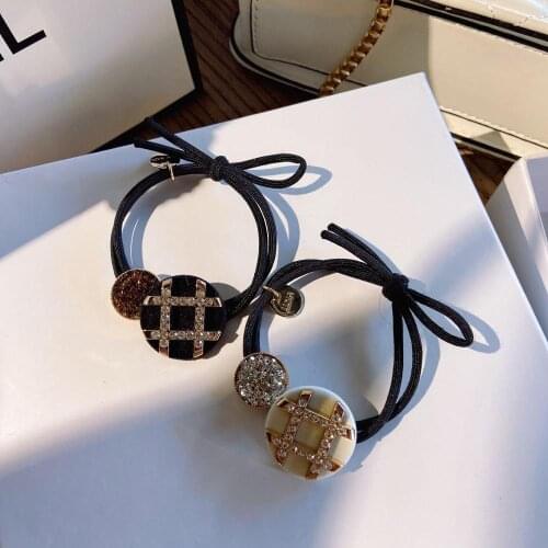 Women Fashion sweet pearls Elastic Hair bands Hair Rubber bands Rope Headbands Ties Hair Accessories for Women & Girls