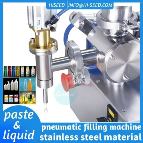 Liquid Viscous Pneumatic Automatic Liquid Sauce Packaging Canning Filling machine