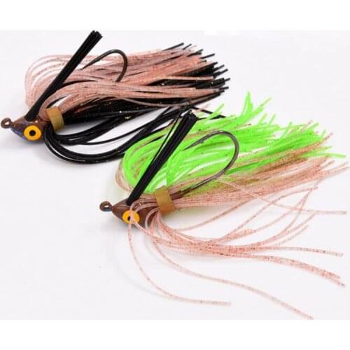 1pcs Silicone Beard Jig Head Fish Lure 9g 8cm octopus Bait Isca Artificial Fishing Tackle