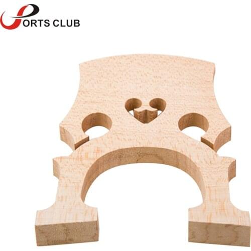 1pc Replacement Part 3/4 Maple Bridge for Double Bass Contrabass Upright Bass Musical Instruments Replacement Part