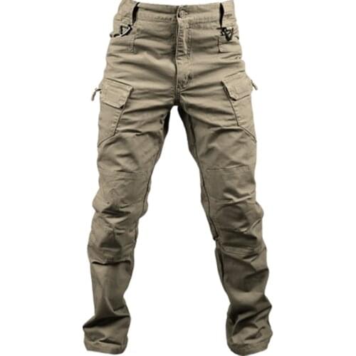 Military Training Tactical Pants Men Cotton Elastic Combat Trousers Male Outdoor Hiking Camping Hunting Trekking Cargo Pants