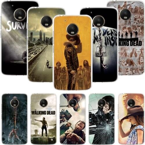 The Walking Deads TV Phone Case For Motorola Moto G9 G8 G7 G6 G5 E6 E5 E4 Plus Play Power One Action Macro Coque Cover Capa