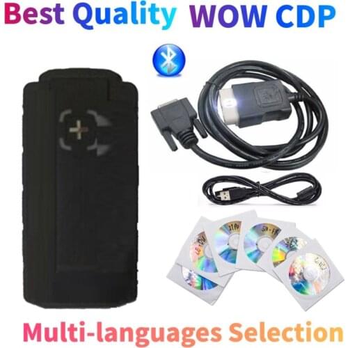 2020 vd ds150e cdp plus WOW CDP v5.008 R2 with obd2 bluetooth scanner diagnostic tool for delphis car trucks + car cable choose