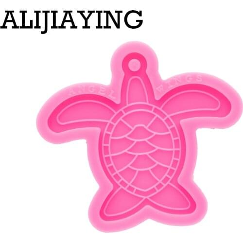 DY0586 Super Glossy Tortoise Keychain Silicone Mold Epoxy Craft Molds DIY Polymer Clay Resin Crafting Mould