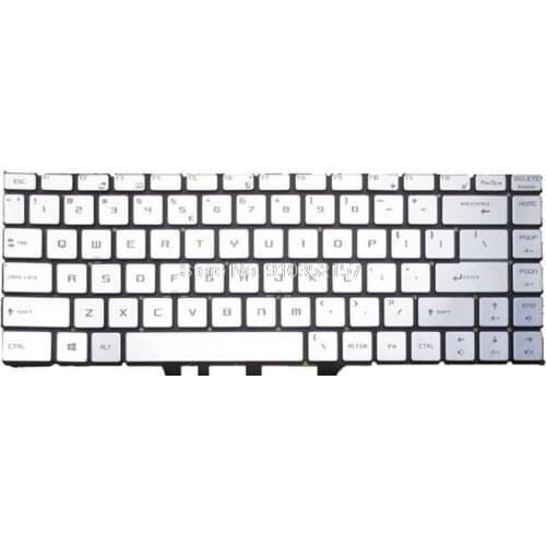 WS65 Backlit Keyboard For MSI WS65 WS65 8SK 8SK-431 8SK-469AU 8SK-476 8SK-481 8SK-482 WS65 8SK-489ES English US